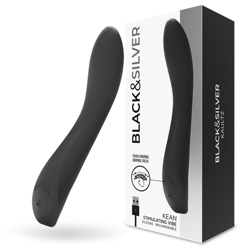 Black&Silver - Kean Vibrator Touch-Steuerung