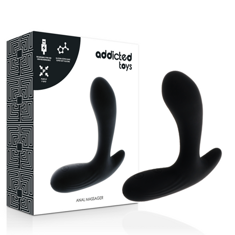 Analplug Anal Schwarze Vibration 12,5 x 3,5 cm