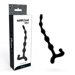 Addicted Toys - Analkugeln 22 cm Schwarz