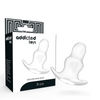 Analplug Medium-Groß Transparent 11 x 3,5 bis 8 cm