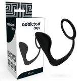 Addicted Toys - Analplug mit Schwarzem Penisring