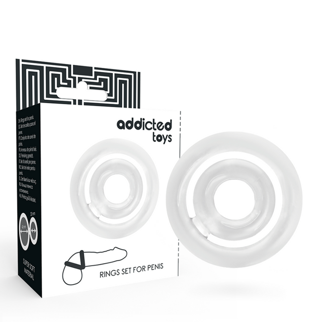 Addicted Toys - Potenz-C-Ring Penis Klar