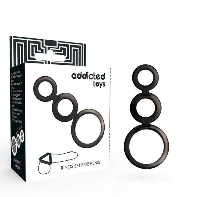 Addicted Toys - Ringset für Penis - Geruchert