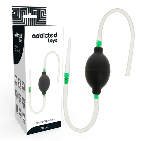Addicted Toys - Schwarzes Enema-Set