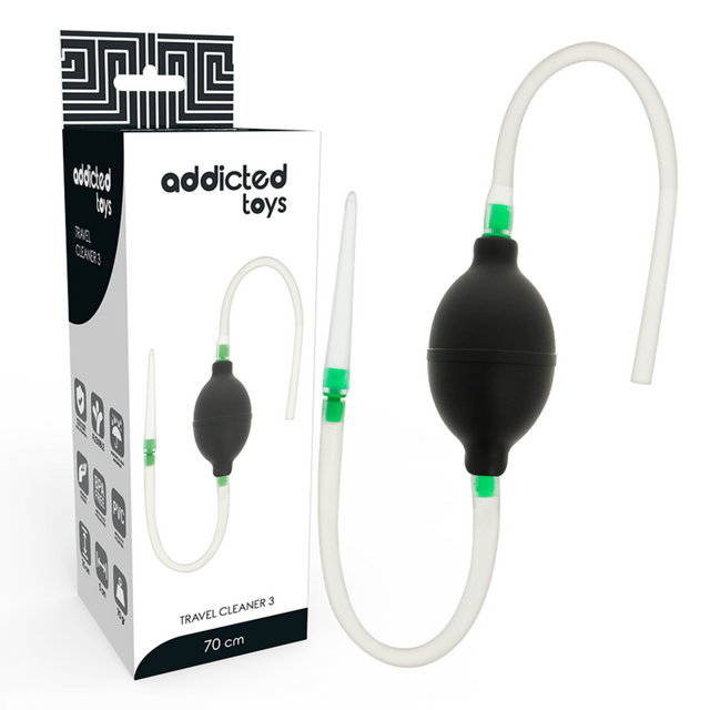 Addicted Toys - Schwarzes Enema-Set