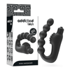 Prostata-Analmassager mit Vibration Schwarz 11 x 6,3 cm