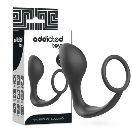 Addicted Toys - Analplug mit Schwarzem Silikonring