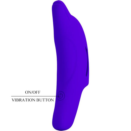 Vibrator Delphini Leistungsstarker Dunkelblauer Fingerstimulator.6