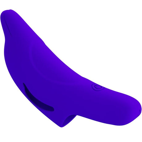Vibrator Delphini Leistungsstarker Dunkelblauer Fingerstimulator.5