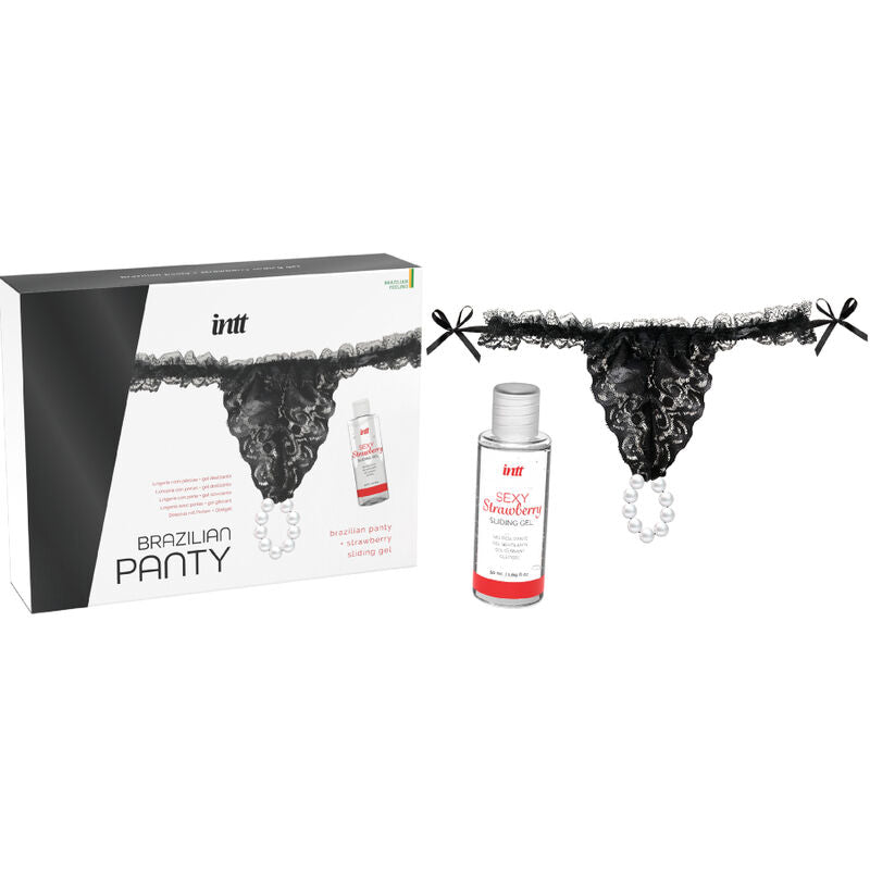 Intt Releases - Brasilianisches Schwarzes Höschen mit Perlen und Schmiergel 50 ml