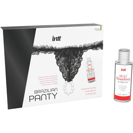 Intt Releases - Brasilianisches Schwarzes Höschen mit Perlen und Schmiergel 50 ml