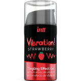 Intt - Kraftvolles Intimstimulierendes Flüssiges Vibrationsgel Erdbeere 15 ml