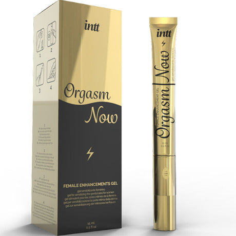 Intt Lubricants - Intensives Vaginalstimulierendes Gel mit Vibrator-Applikator