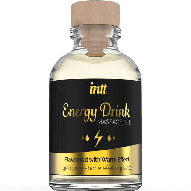 Intt Massage & Oral Sex - Massagegel mit Aromatem Energie-Ca-Drink und Erwärmungseffekt