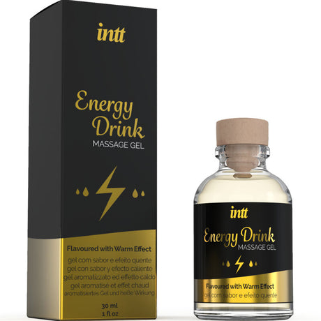 Massageöl INTT Energy Drink mit Wärmeeffekt 30 ml.1