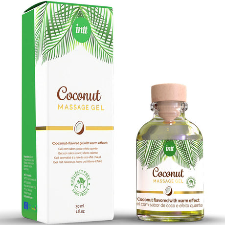 Massageöl INTT Vegan Kokos mit Wärmeeffekt 30 ml.1