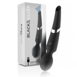 Massagestab Black&Silver Beck mit Saugfunktion und Vibration Schwarz