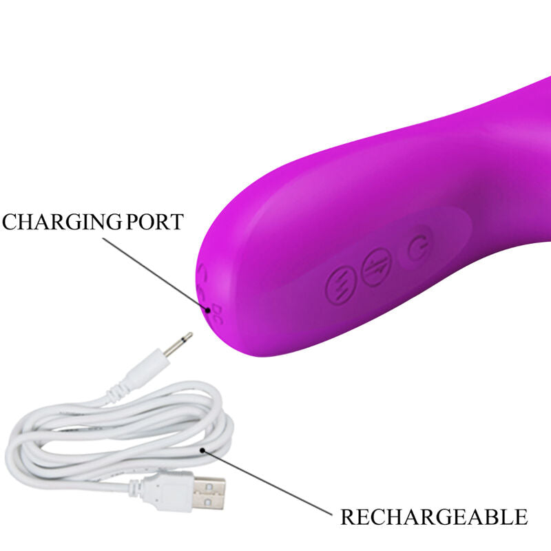 Pretty Love - Reese Vibrator mit Lila Rotation