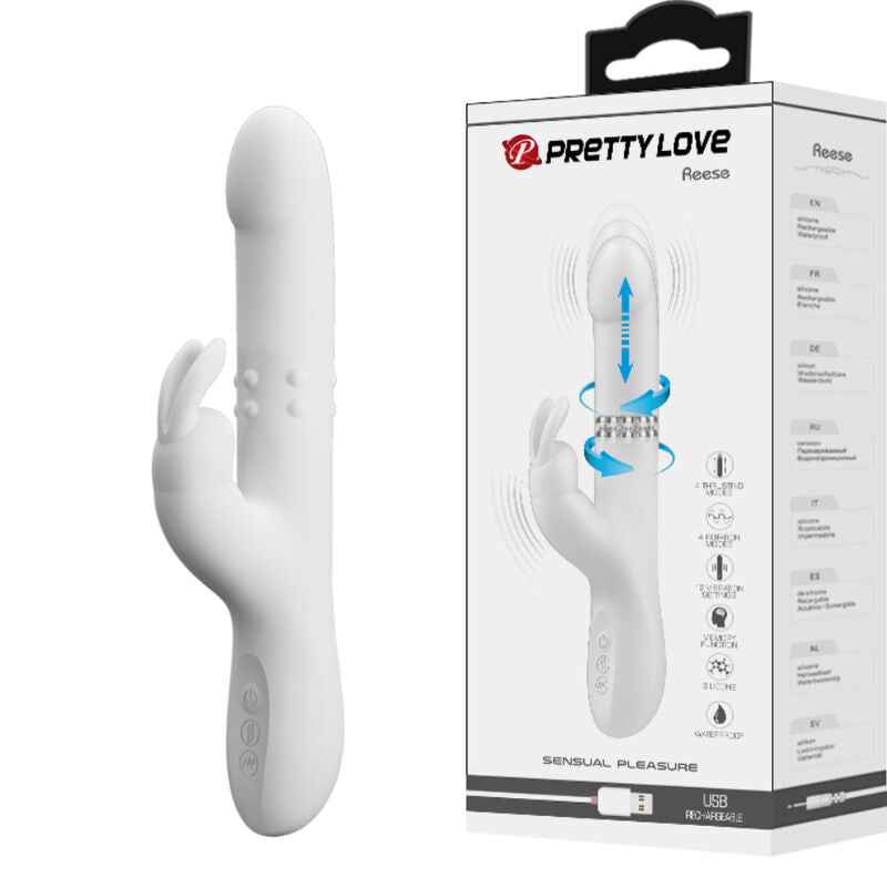 Pretty Love - Reese Vibrator mit Silberne Rotation
