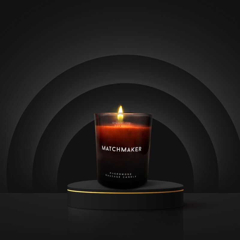 Eye of Love - Matchmaker Black Diamond Massagekerze Ziehen Sie Sie an, 150 ml