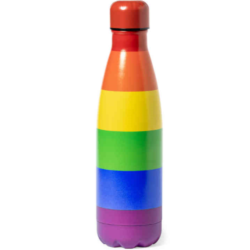 Pride - Metallic-Warmwasserheizung mit der Lgbt-Flagge