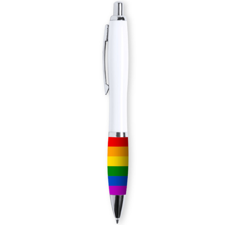 Pride - Lgbt-Flagge Weisse Kugelschreiber