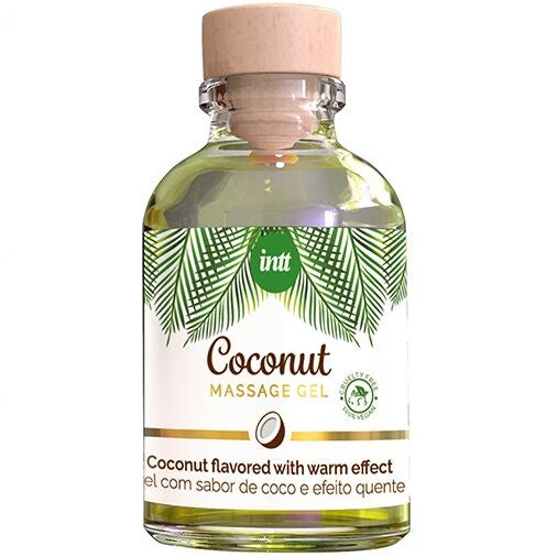 Intt - Veganes Massagegel mit Kokosnussgeschmack und Erwrmender Wirkung