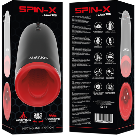 Jamyjob - Spin-x Heiz- und Rotations-Masturbator