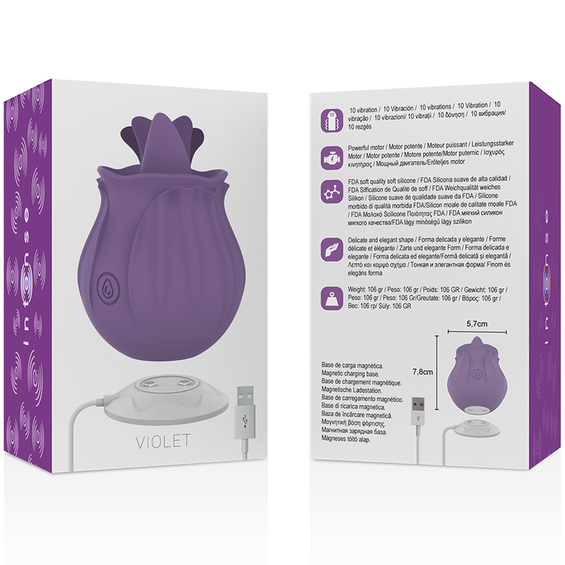 Intense - Violett Cl Toris Stimulator 10 Vibrationen Flieder