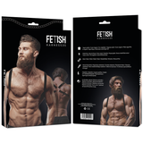 Fetish Submissive Attitude - Rückenharness aus Ökoleder für Herren