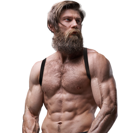 Harness Rückenharness aus Ökoleder für Herren.3
