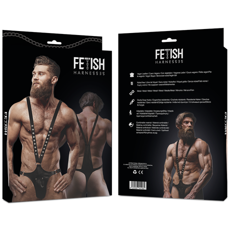 Harness V-Förmiger Harness aus Ökoleder für Herren.1