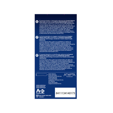 Kondom Adapta Nature Extralube Condoms 12 Units.1