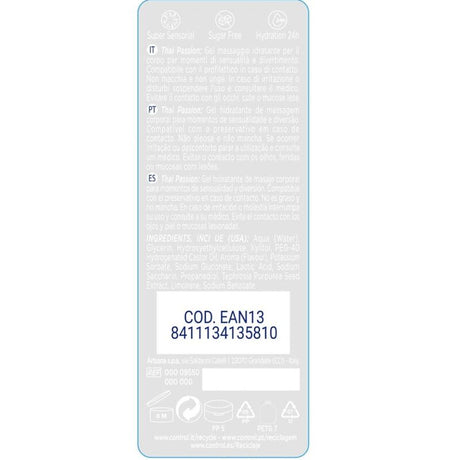 Control - 2 en 1 Massage & Vergnügen Thai Passion 200 ml