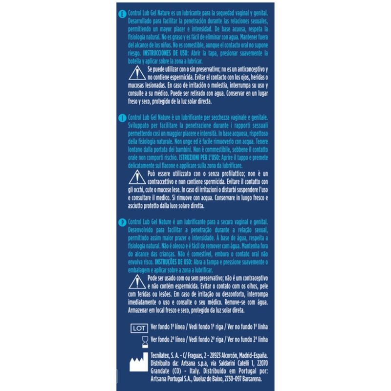 Control - Lub Natürliches Schmiergel 75 ml