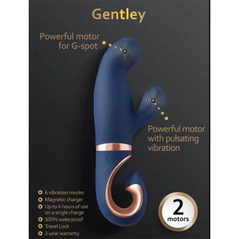 g-Vibe - Sanfter g-Spot-Vibe Karibisches Blau