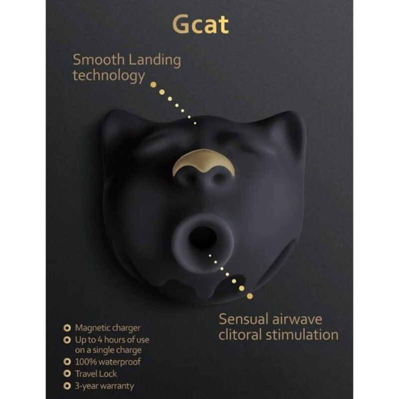g-Vibe - Gcat Mystic Klitoralsauger Schwarz