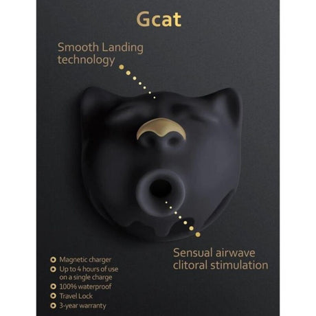 g-Vibe - Gcat Mystic Klitoralsauger Schwarz