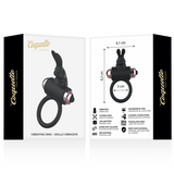 Coquette Chic Desire - Cockring mit Vibrator Schwarz/ Gold