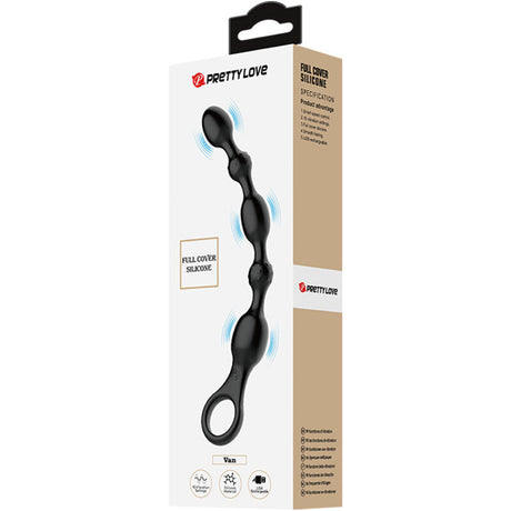 Analkette Van Anal Balls 10 Vibrationen Wiederaufladbares Silikon.8