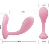 Pretty Love - Baird g-Spot 12 Vibrationen Wiederaufladbare Rosa App