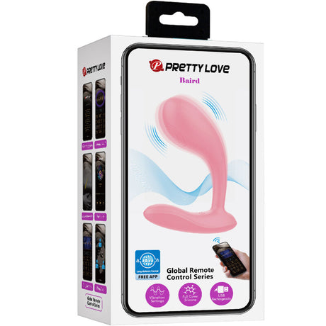 Vibrator Baird g-Spot 12 Vibrationen Wiederaufladbare Rosa App.8