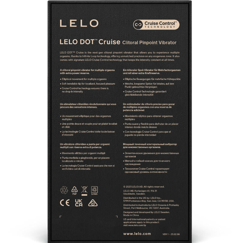Lelo - Dot Cruise Gelber Klitoris-Stimulator