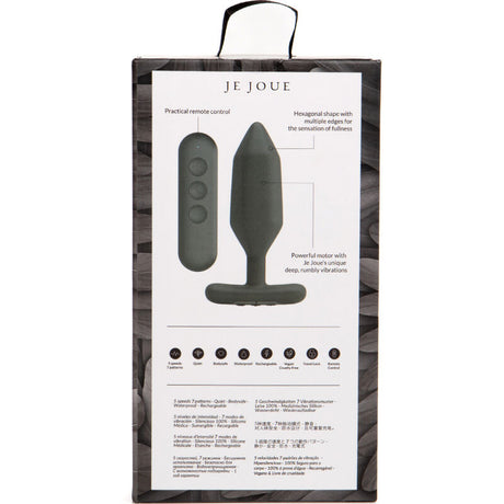 Je Joue - Onyx Anal Plug Vibrator Schwarz