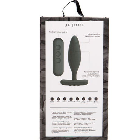Je Joue - Vesta Anal Plug Vibrator Schwarz