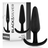 Black&Silver - Kael Silikon Analplug mit Mittlerem Griff
