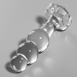 Nebula Series by Ibiza - Modell 1 Stecker Borosilikatglas Transparent 10.5 cm-x-3 cm