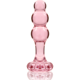 Nebula Series by Ibiza - Modell 1 Analplug Borosilikatglas Rosa 10.5 cm-x-3 cm