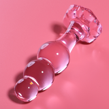 Nebula Series by Ibiza - Modell 1 Analplug Borosilikatglas Rosa 10.5 cm-x-3 cm