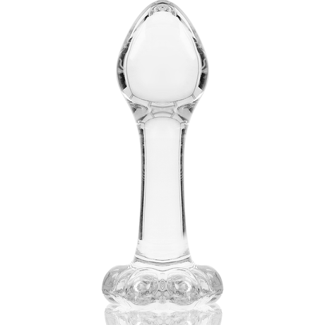 Nebula Series by Ibiza - Modell 2 Analplug Borosilikatglas Klar 11 cm-x-3.5 cm